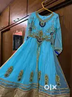 Party wear heavy hand work dress with lehenga , inner and duppata