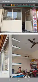 Aluminium partition with 2 tailoring machine for sale
