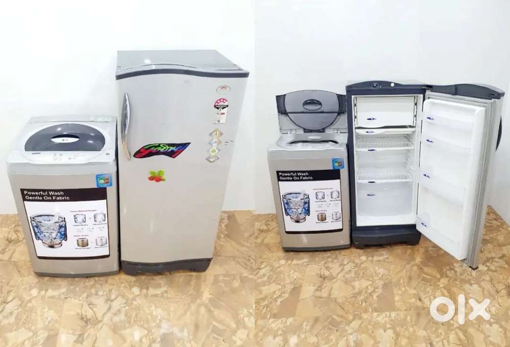 Single door and top load washing machine