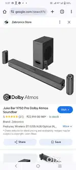 Zebronic home theatre system