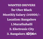 WANTED DRIVERS FOR UBER BLACK