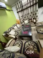 9 seater sofa set with table