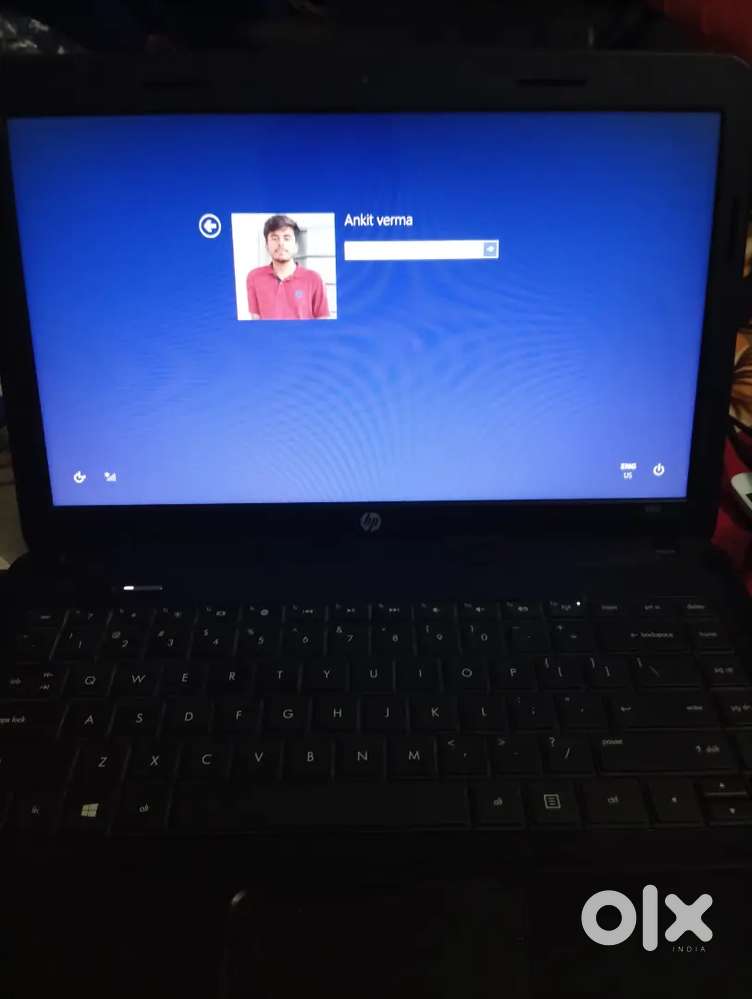 Hp laptop with original charger