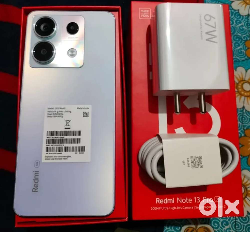 Redmi 13 pro ...8/128 (1 years hogaya h)