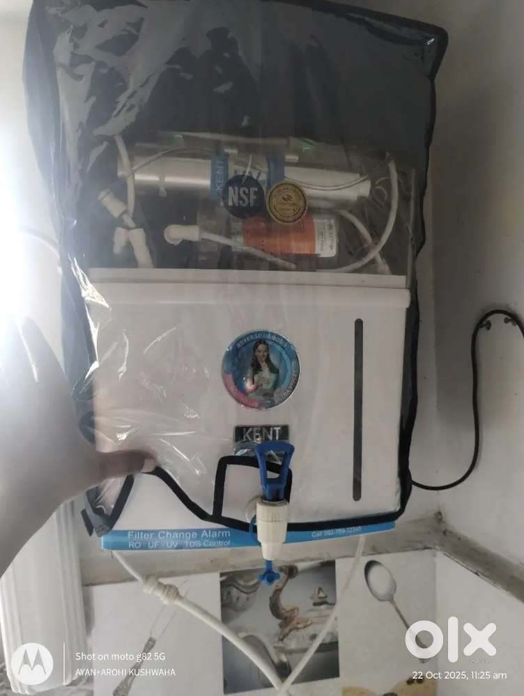 Kent mineral RO TO+UF+UV+TDS CONTROL good condition 8 leter