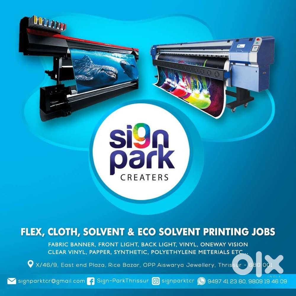Sinage Printing machine operator