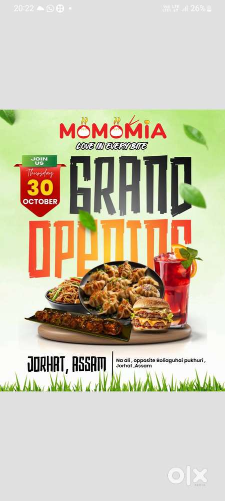 Require a waiter in Cafe located Boliagohain pukhuri Na ali Jorhat