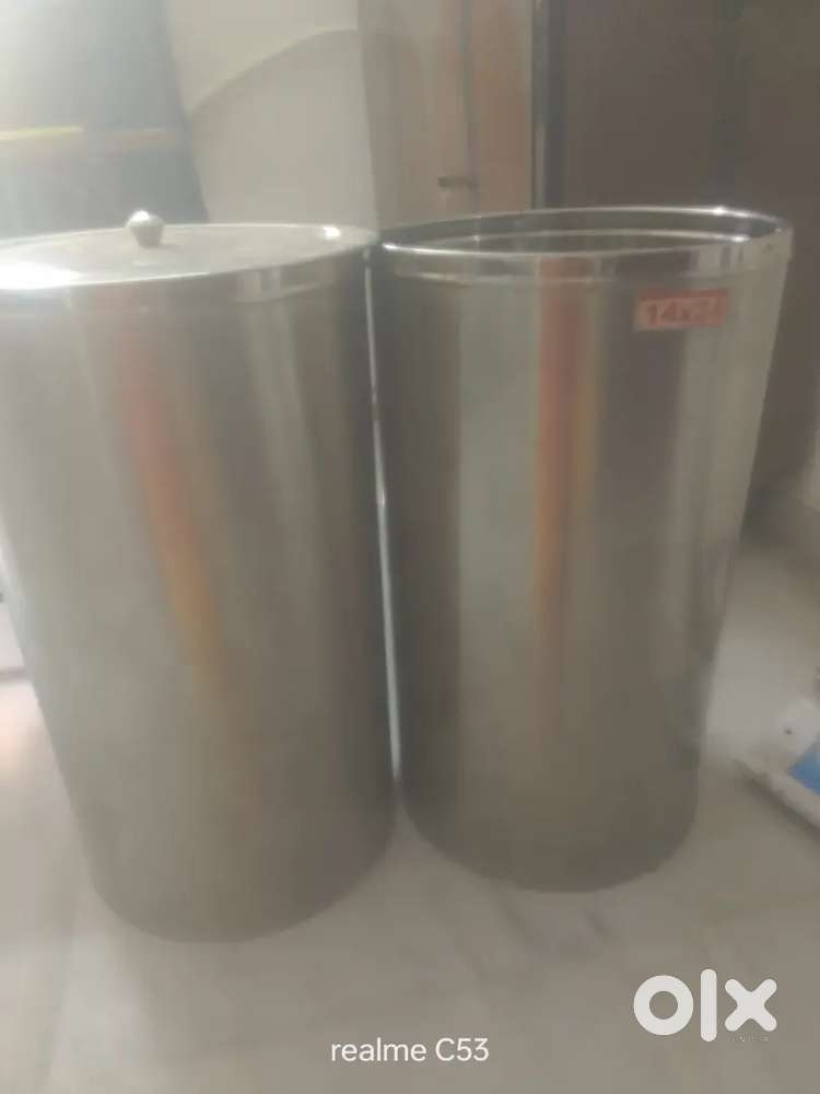 steel containers for super market