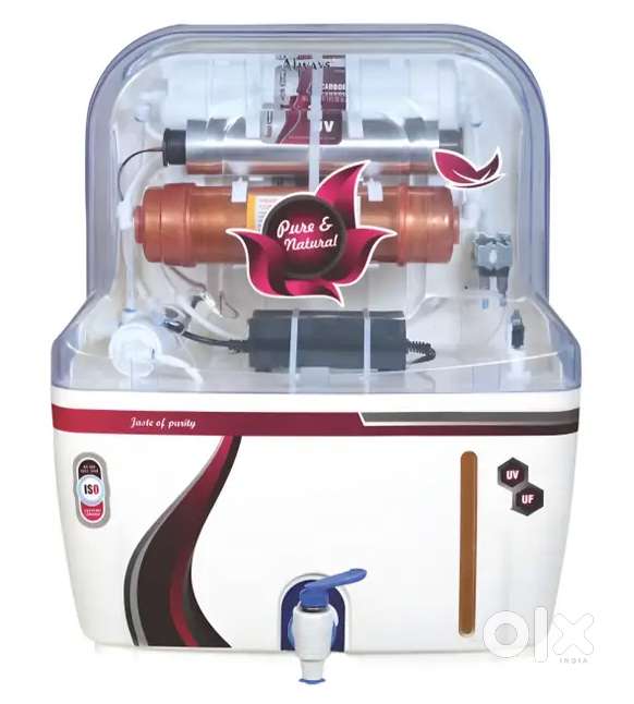 Always PURE & NATURAL Copper RO + 15 L UV + UF + Alkaline Water Purify