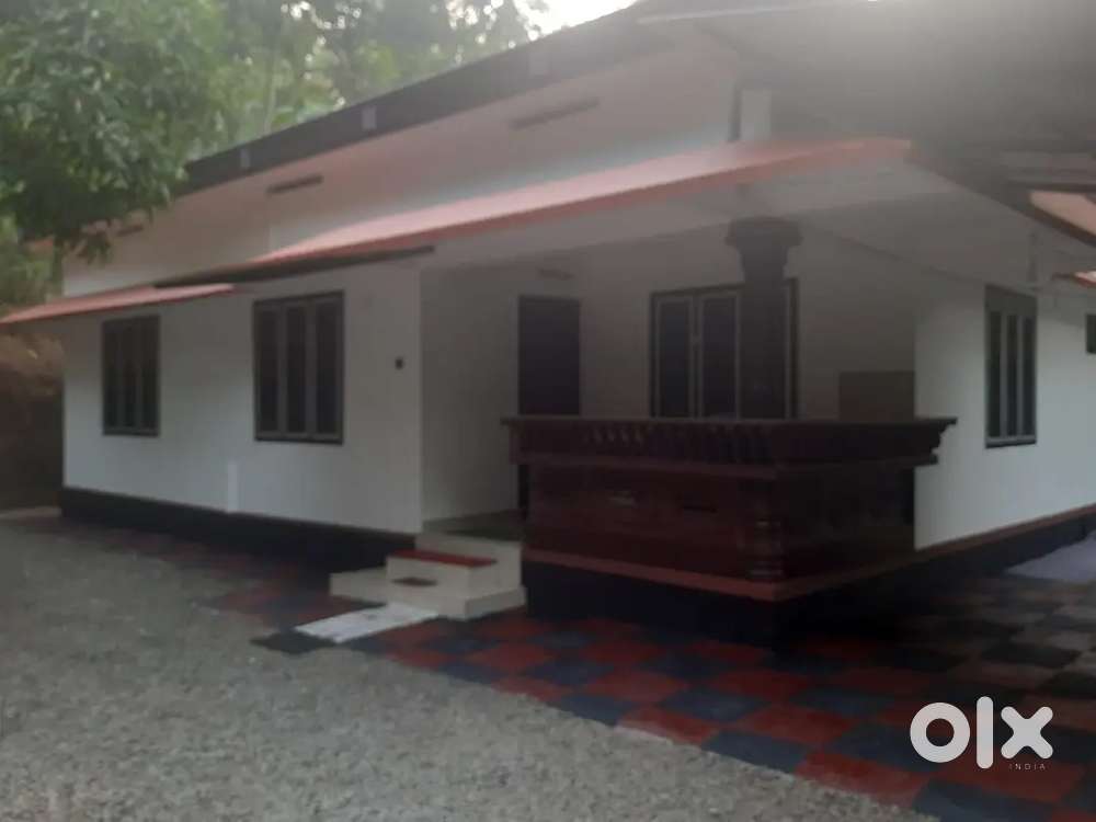 1200 sq. Feet house and 54 cent land, Tar road frontage