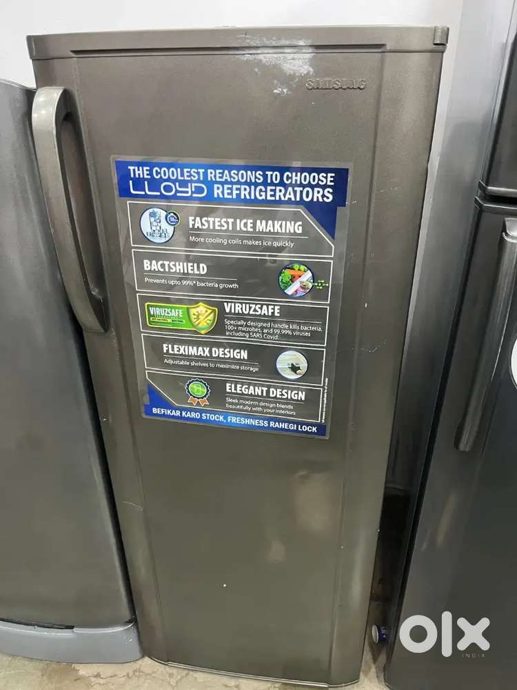 Single door fridge with warranty and good condition