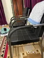 Big Centre wooden Table with 2 chairs