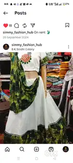 Garba dress on rent