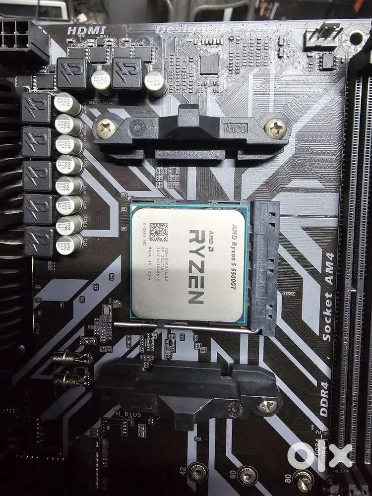 Ryzen 5 5500GT with Gigabyte B450M S2H Motherboard