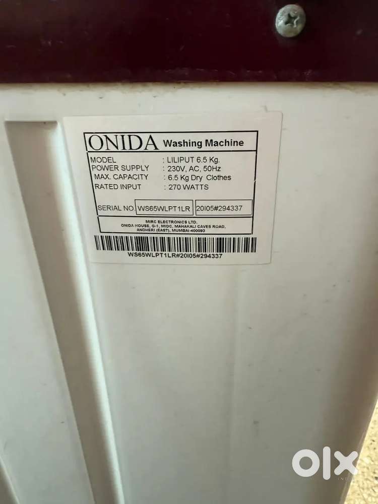 Onida 6.5 kg