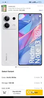 Redmi Note 13,5g 6gb 128 gb
