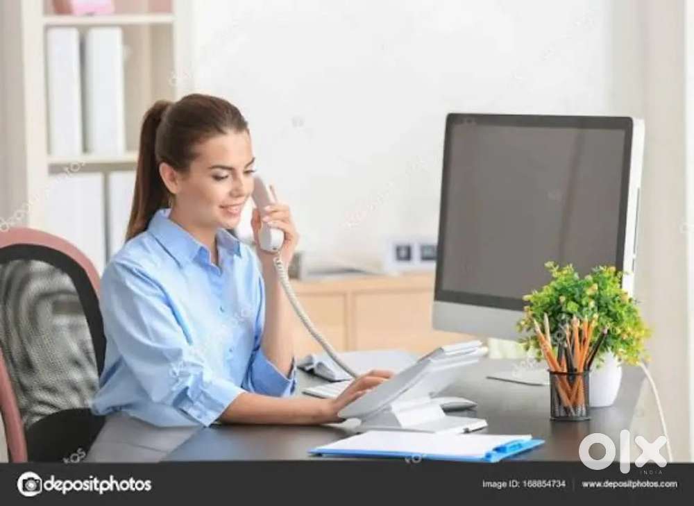 Need female receptionist for health care company