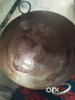 Iron kadahi with channi or khurpa