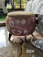 Vintage Style Ottoman Stool with Soft Cushion (3000 each)
