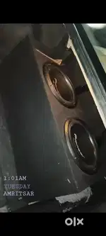 2 pioneer subwoofer 1600 watts d4 with s&b mono 8400 watss