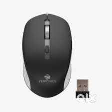 ZEBRONICS Zeb-Jaguar Wireless Mouse, 2.4GHz with USB Nano Receiver