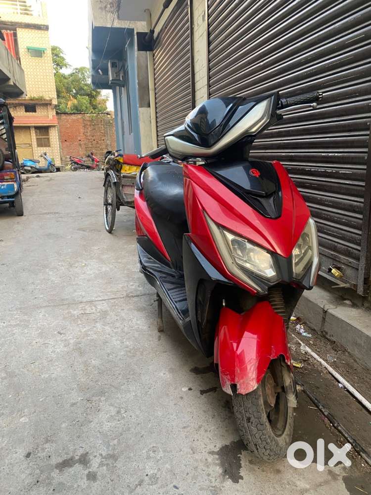 Electric Scooty Good Condition Red Colour