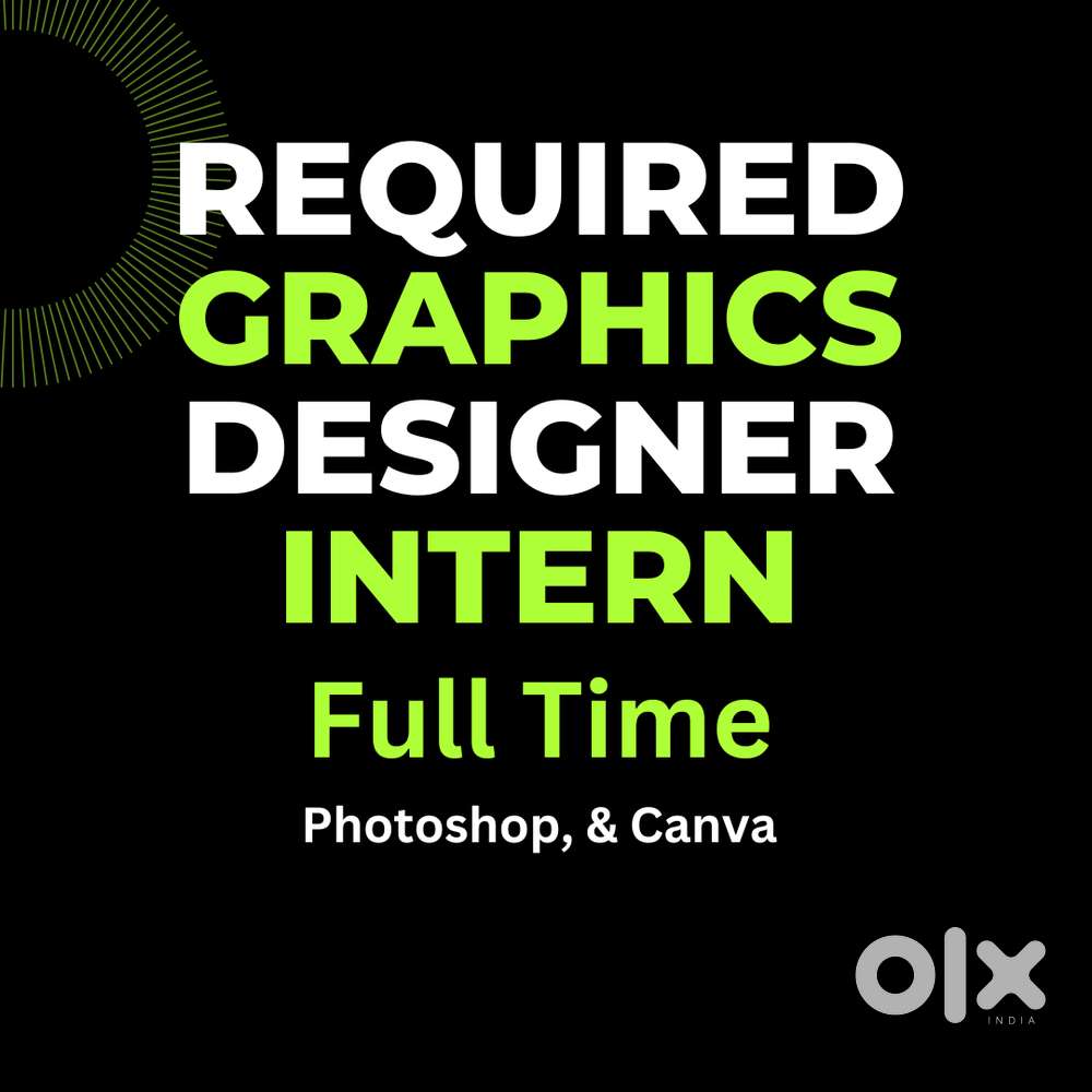 Required a Graphics Intern for ecommerce cataloging and listing