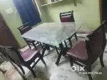 Dining table with chairs 4 nos