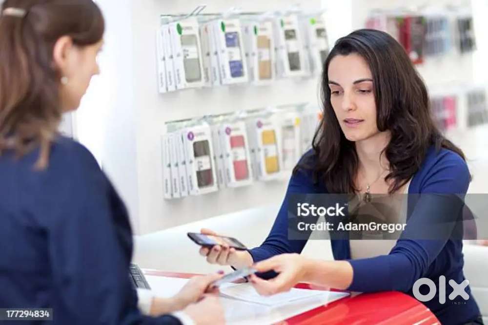 Sales girls Requirement mobile Accessories showroom want smart girls s