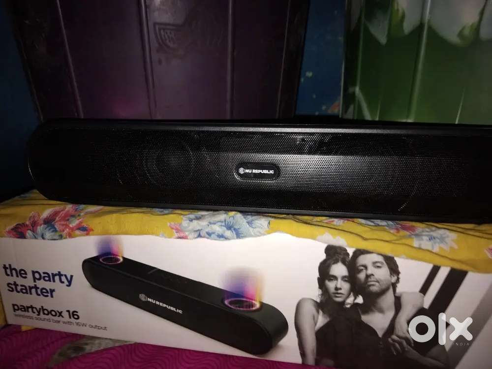 1 bluetooth speaker(16w) and 1 earbuds