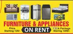 Furniture Appliances on RENT F IMP