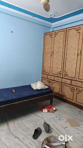 2bhk Individual flat For Rent in Alpha2 with Bed Almira for bachelors,