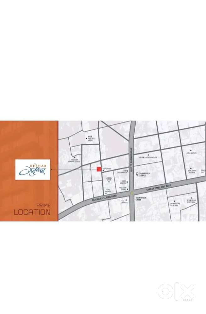 Flat for sale at VaishnoDevi circle - Keshar Samrudhdham