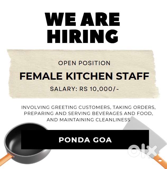 Female kitchen staff