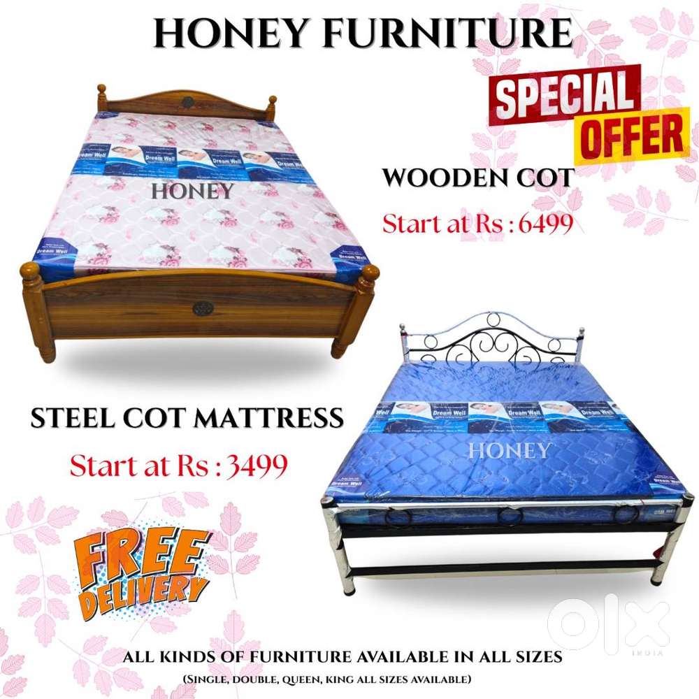 Comfort Meets Strength-Steel Cot ,Wooden Cot,Bunker,Folding Bed