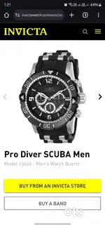 INVICTA PRO DIVER WATCH - ONLY 3-4 MONTHS OLD