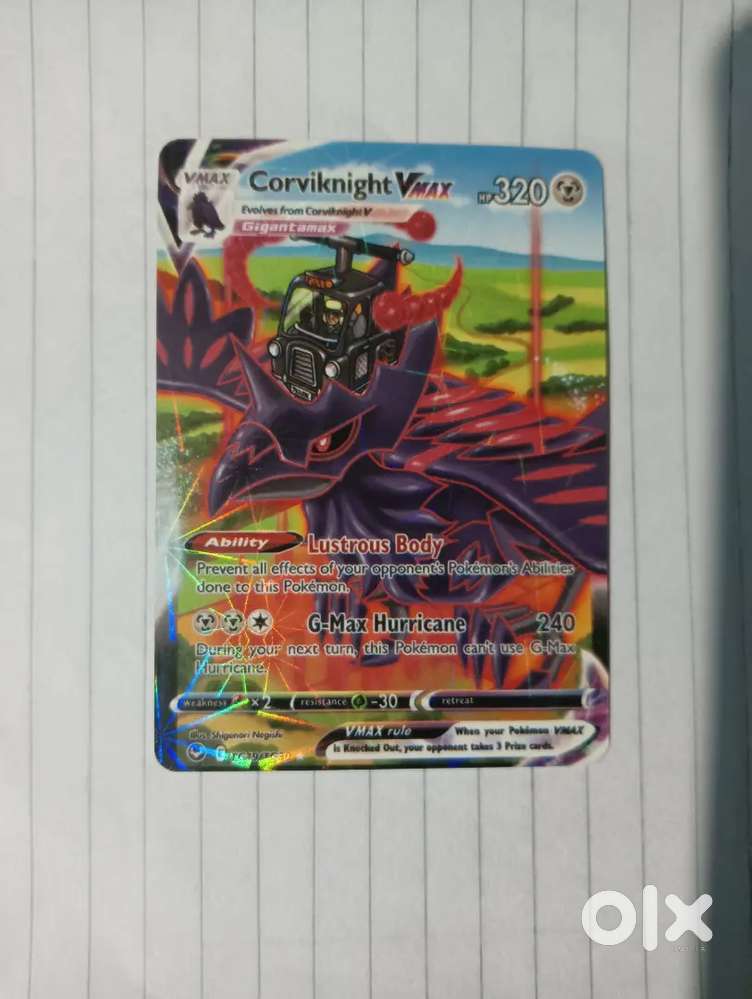 Pokémon Card-Corviknight VMAX(TG19/TG30)-Trainer Gallery-Full Art Holo