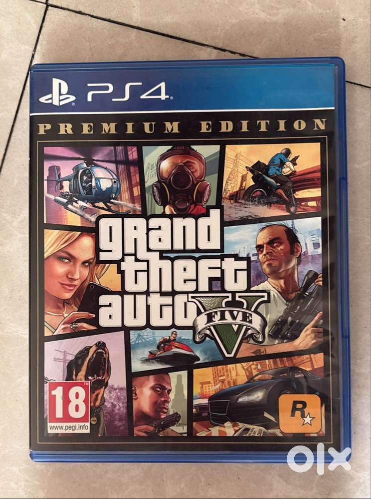gta v premium edition ps4 disc