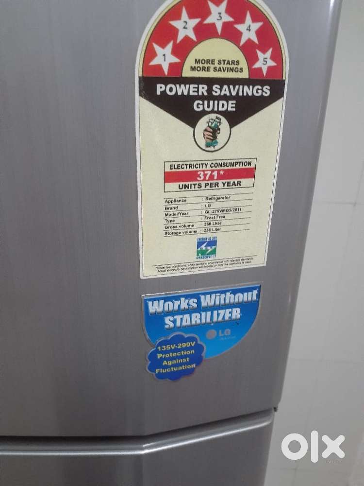 Double door refrigerator- LG CO