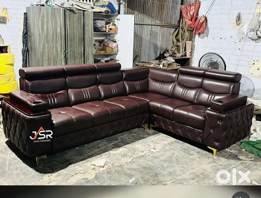 Brand new model  L shape sofa set available in starf dream furniture