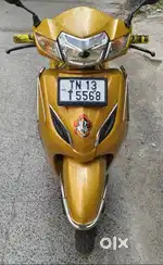 2020 Honda Activa 5G Yellow Colour Vehicle For Sale Lady Driven