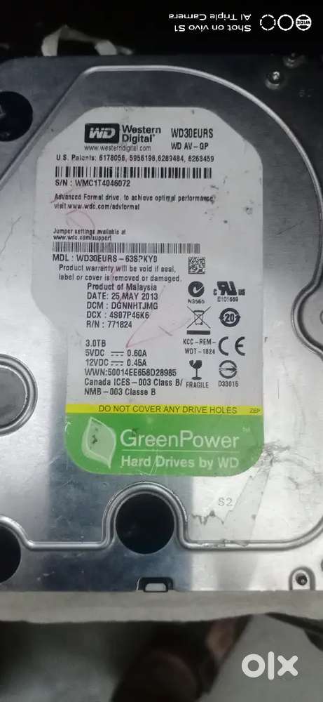 3tb working hard disk+2tb testing  working