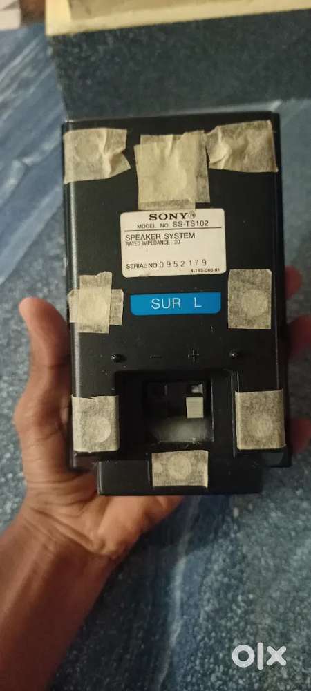 Sony speaker 3 ohms with subwoofer 5 item[4 speaker and 1 subwoofer ]