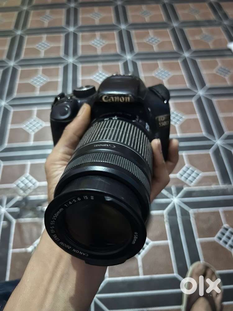 Canon eos 550d with 2 battery and 2 lance 18:55 & 55:250