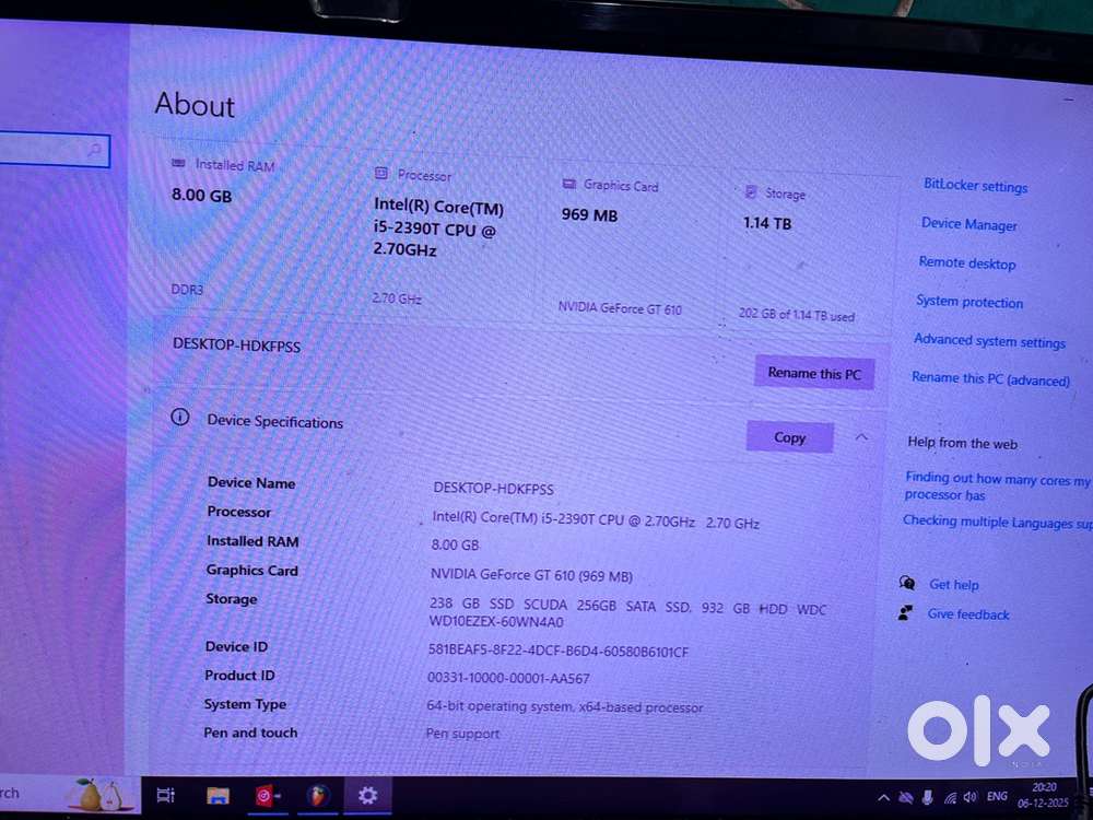 i5 cpu pc computer ups