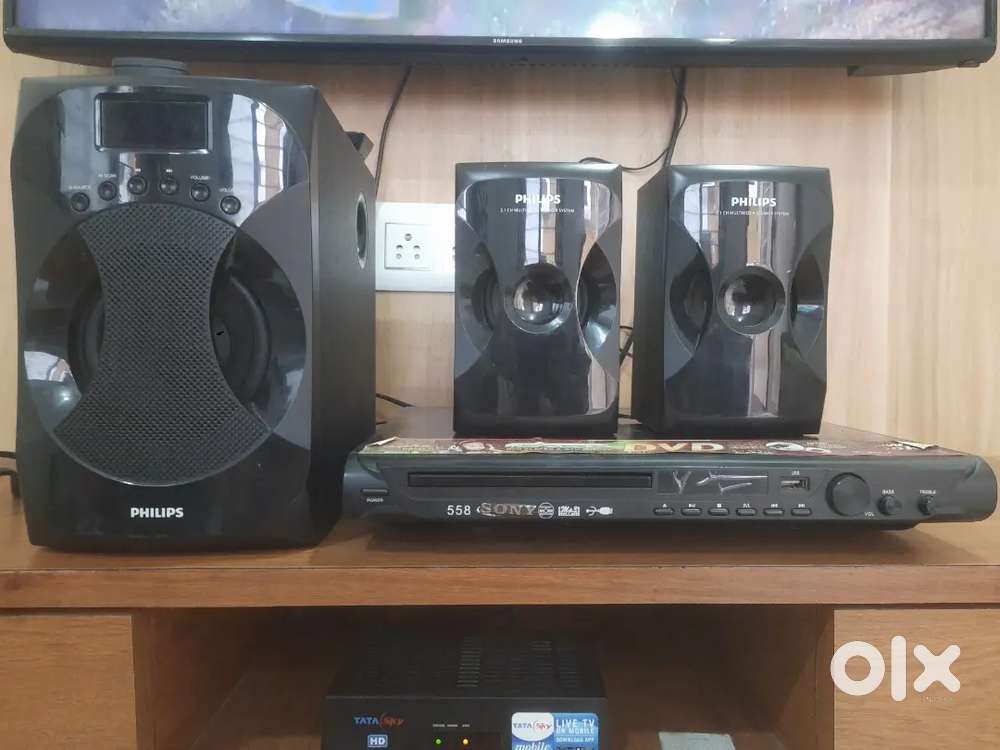 Speaker and DVD player