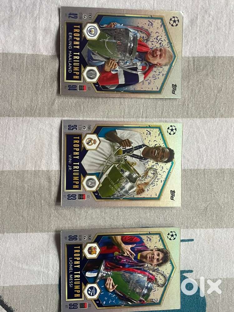 TROPHY TRUMP( MESSI ,HAALAND, VINI )