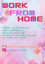 Part time work from home