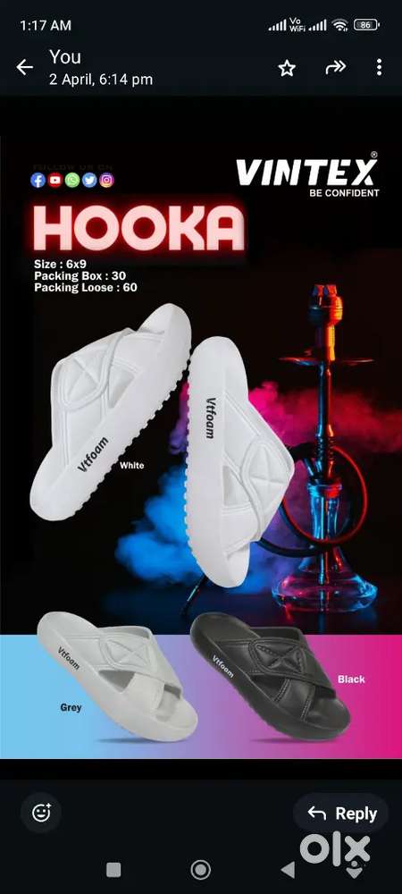 Experience in Wholesale foot wear