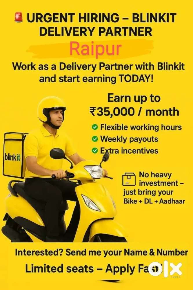BLINKIT DELIVERY BOY